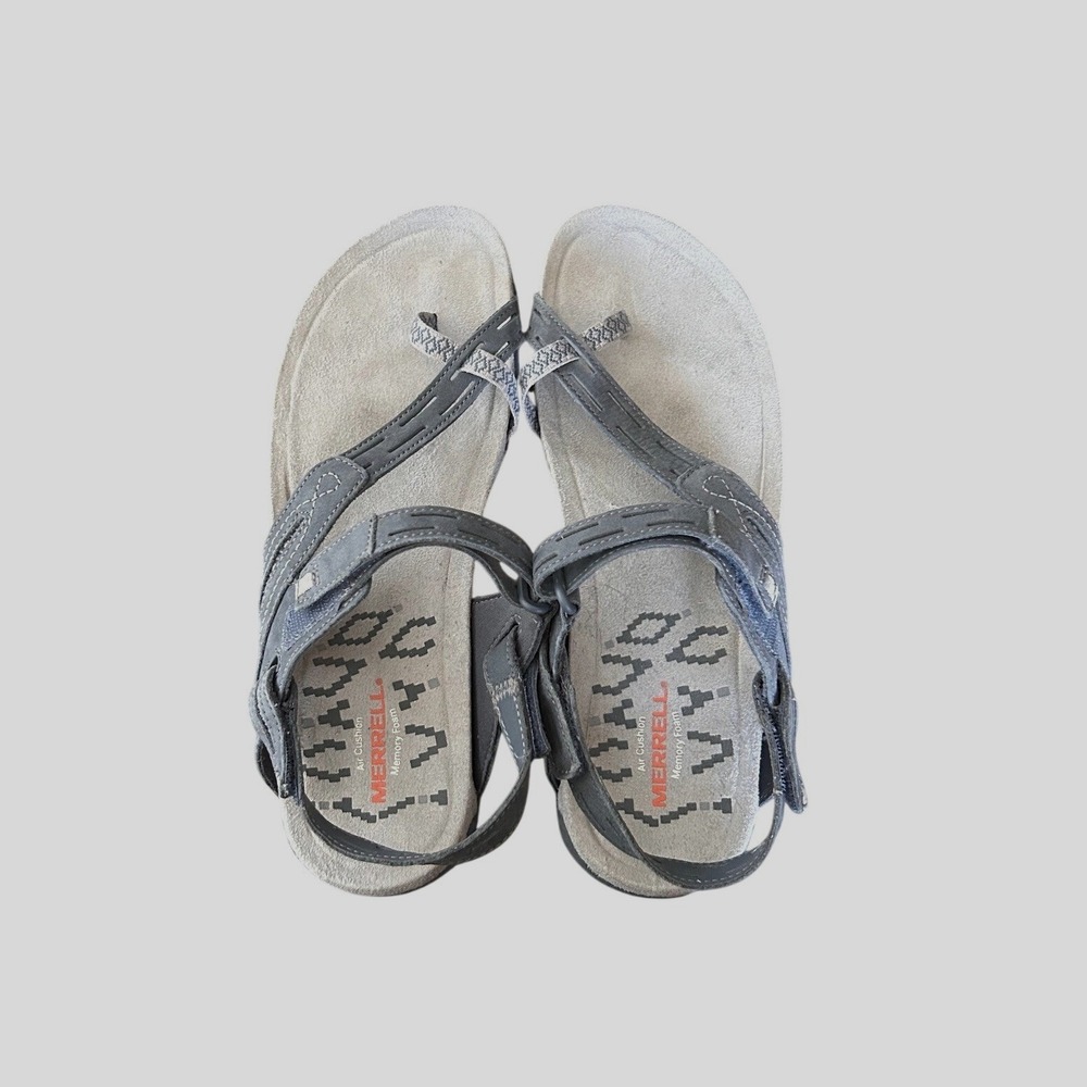 Merrell Terran Convertible II Slate Blue Leather Sandals Womens 9 J98746 - Picture 5 of 9